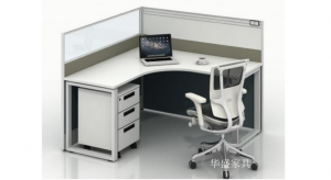 产品图片：家具企业华盛家具办公家具产品名称《现代板式办公桌》议价