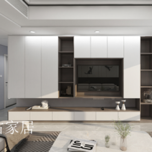 产品图片：家具企业左右家居客卧家具产品名称《全屋定制客卧收纳柜》议价