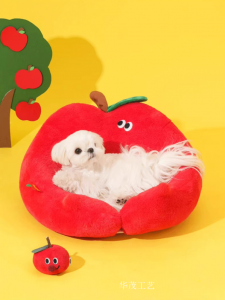 产品图片：家具企业华茂工艺宠物家具产品名称《苹果猫窝》议价