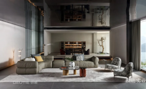 产品图片：家具企业缤迪实业客卧家具产品名称《环抱沙发》议价