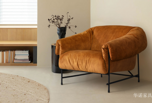 产品图片：家具企业华诺家具客卧家具产品名称《意式简约设计单椅》议价
