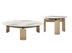 产品图片：家具企业华诺家具客卧家具产品名称《大理石圆茶几组合》议价