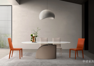产品图片：家具企业华诺家具客卧家具产品名称《现代简约圆餐桌》议价