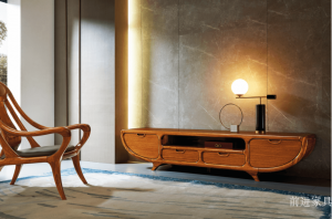 产品图片：家具企业前进家具客卧家具产品名称《实木电视柜》议价